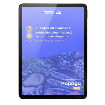 [PDF] Fuentes Vitamínicas | Tablas de alimentos por porción 🥗🍎✨